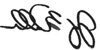 Jerry Wallace signature